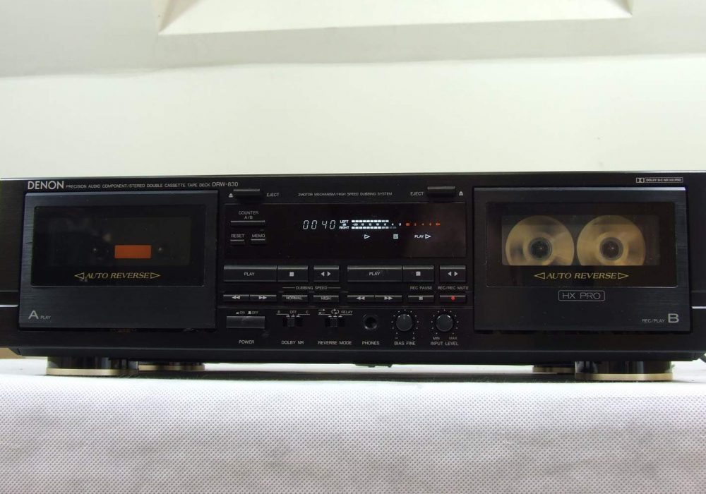 DENON DRW-830 双卡座