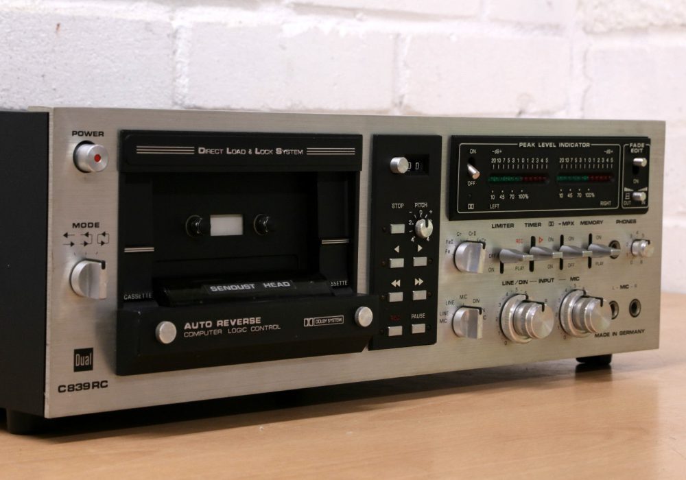 DUAL C839RC 古董 cassette tape deck Dolby B made in GERMANY