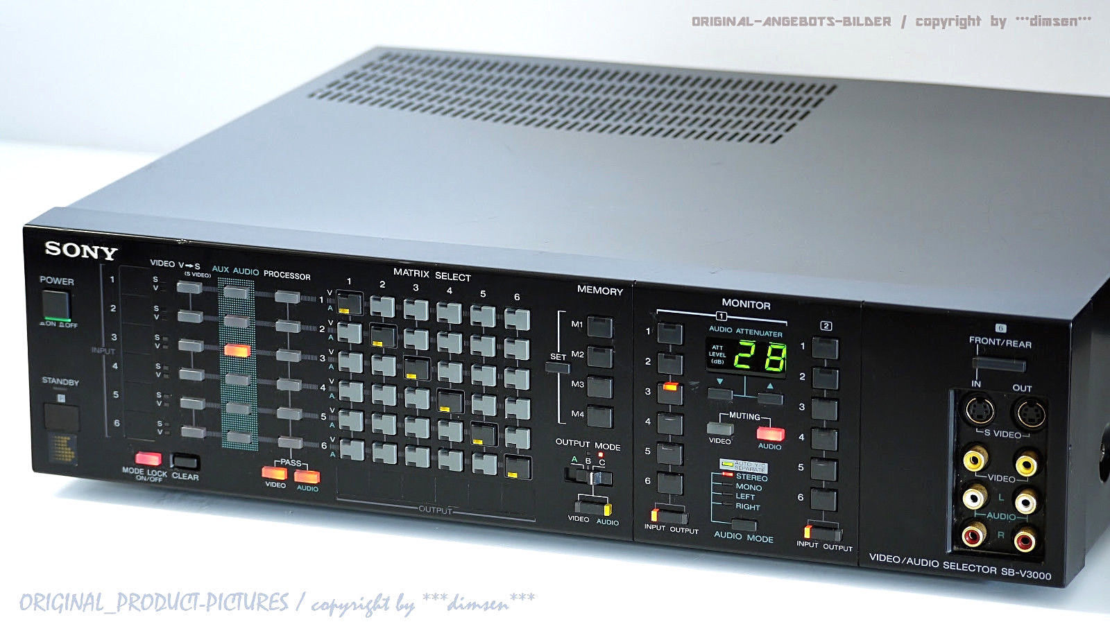 索尼 SONY SBV3000 VIDEO/AUDIO 音频/视频信号分配器 Lark Club