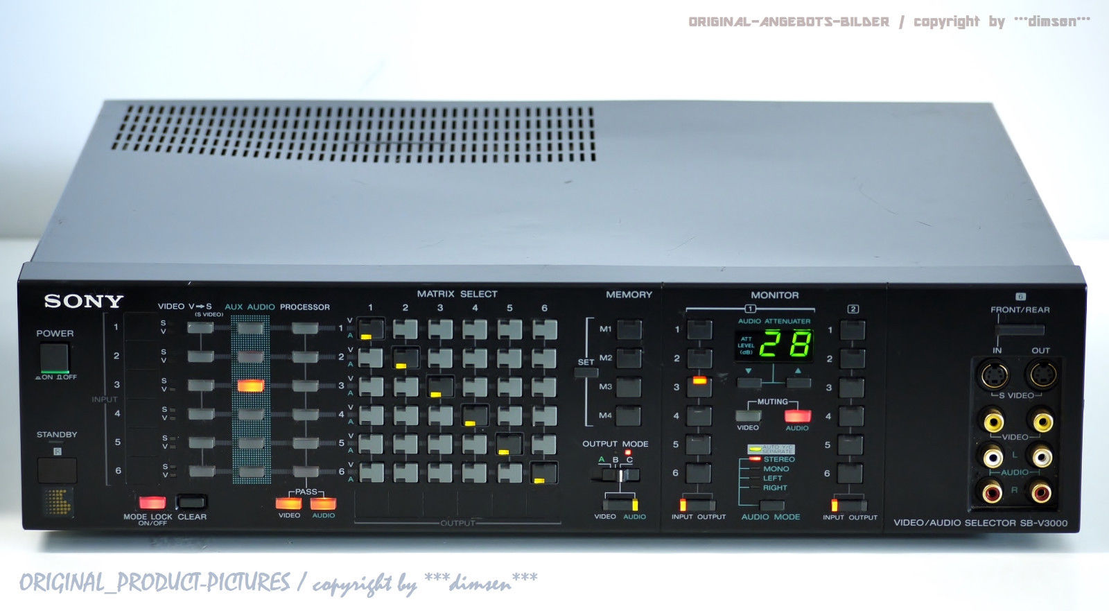 索尼 SONY SBV3000 VIDEO/AUDIO 音频/视频信号分配器 Lark Club