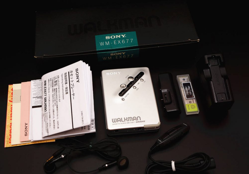 SONY ソニー WALKMAN カセットプレーヤー WM-EX677 シルバー