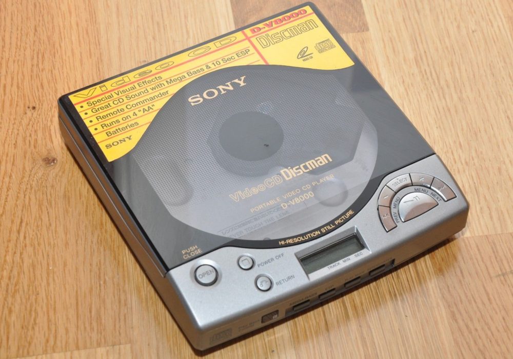 SONY D-V8000 Video CD 便携VCD播放机