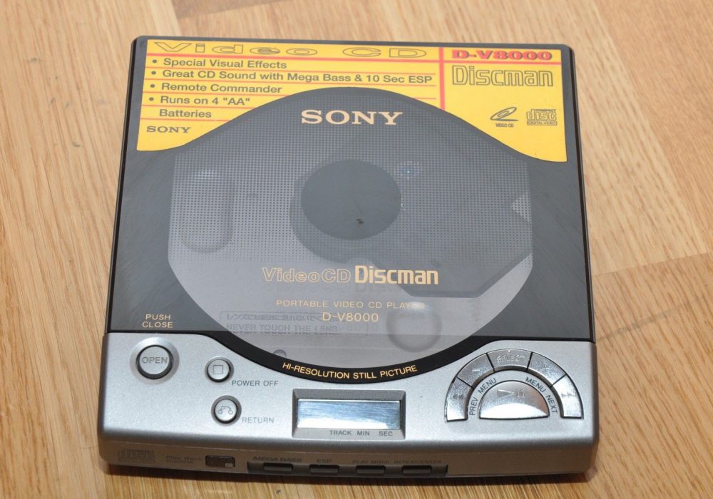 SONY D-V8000 Video CD 便携VCD播放机