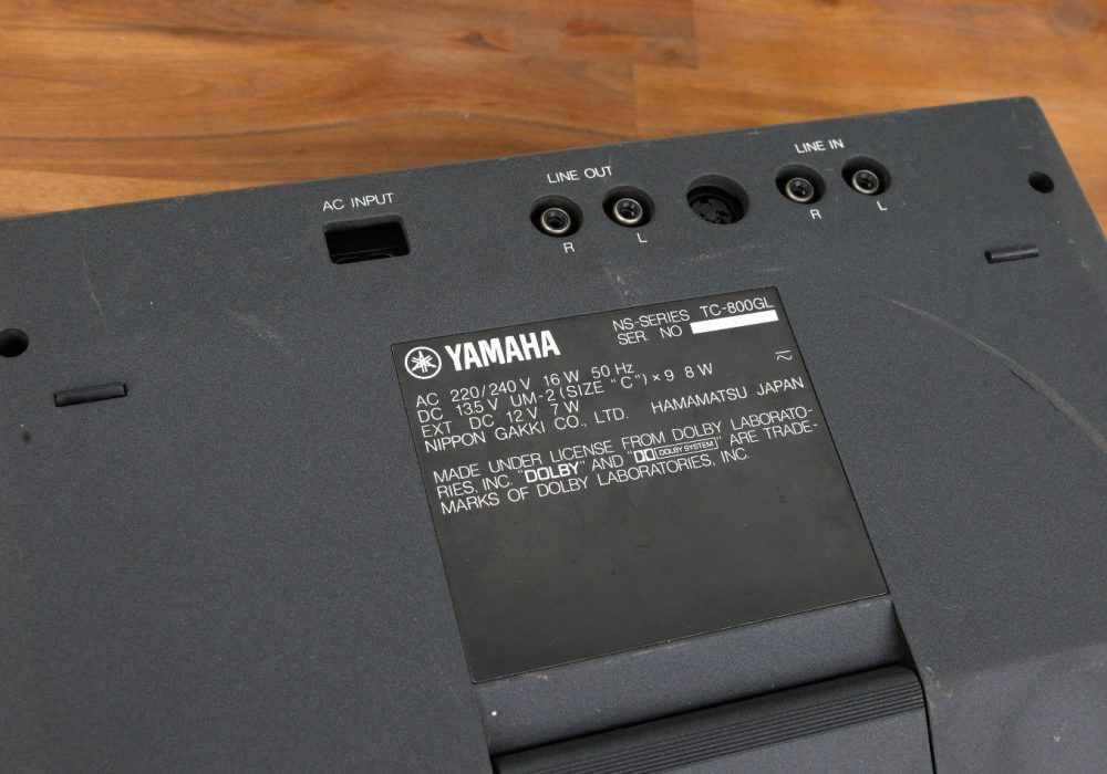 雅马哈 YAMAHA TC-800GL 卡座