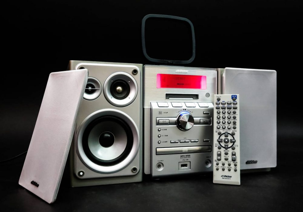 Victor CA-UXZ2-S CD/MD/卡带 桌面组合音响