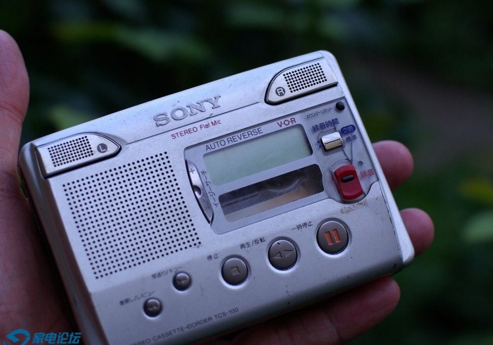 索尼 SONY TCS-100 磁带录音机 采访机