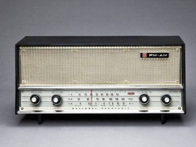 FMのきける真空管ラジオ ナショナルパナソニック RE-830 FM-AM 3-BAND 実用中古！