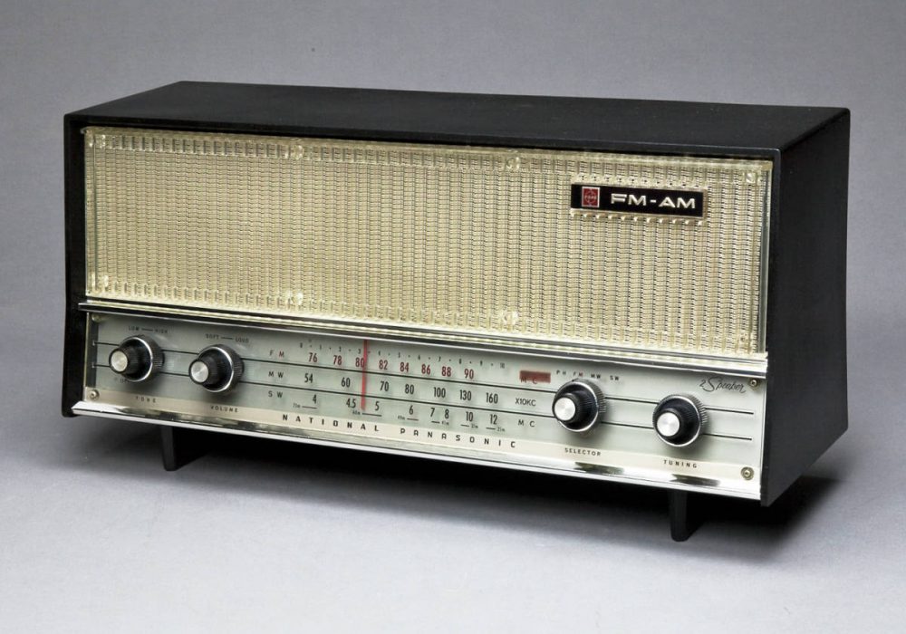 FMのきける真空管ラジオ ナショナルパナソニック RE-830 FM-AM 3-BAND 実用中古！