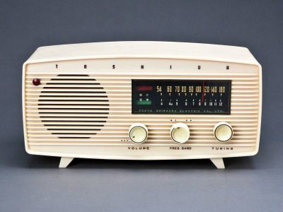 昭和レトロの真空管ラジオ マツダかなりやLS AM/SW 2BAND 五球スーパー 実用中古の希少品！