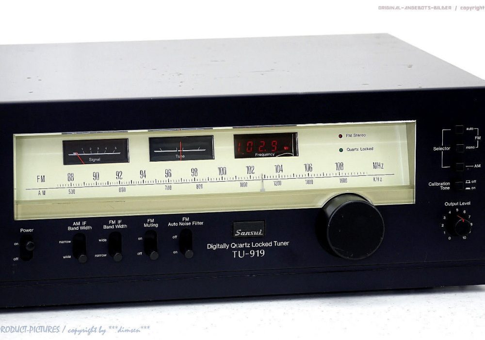 SANSUI TU-919 High-End FM/AM Tuner 收音头