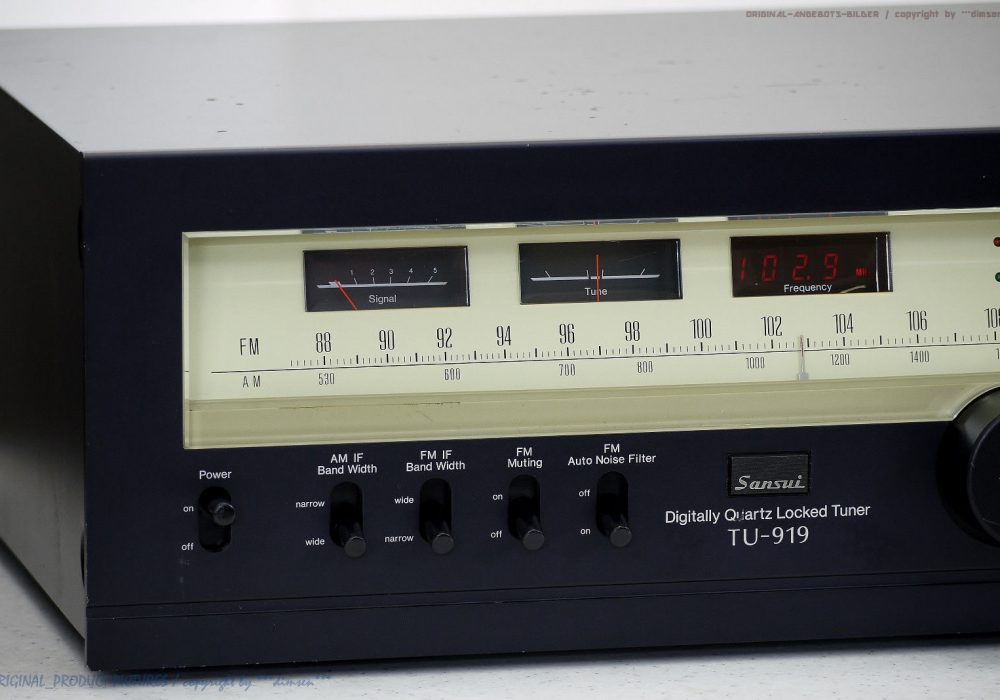 SANSUI TU-919 High-End FM/AM Tuner 收音头