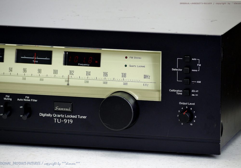 SANSUI TU-919 High-End FM/AM Tuner 收音头