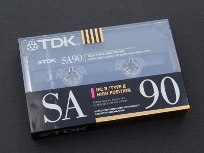 TDK SA90 (Type II) Blank Chrome 空白录音磁带 (1990)