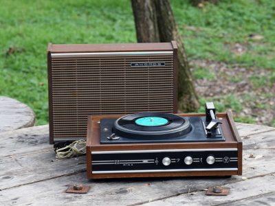 Vinyl record player Turntable