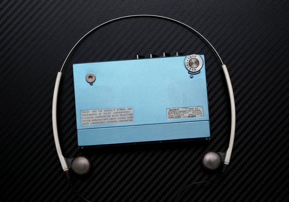 SONY WM-20 WALKMAN 磁带随身听 + MDR-W30L 头戴式耳机