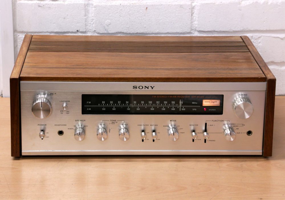 索尼 SONY STR-6055 Hi-Fi FM/AM 收扩机