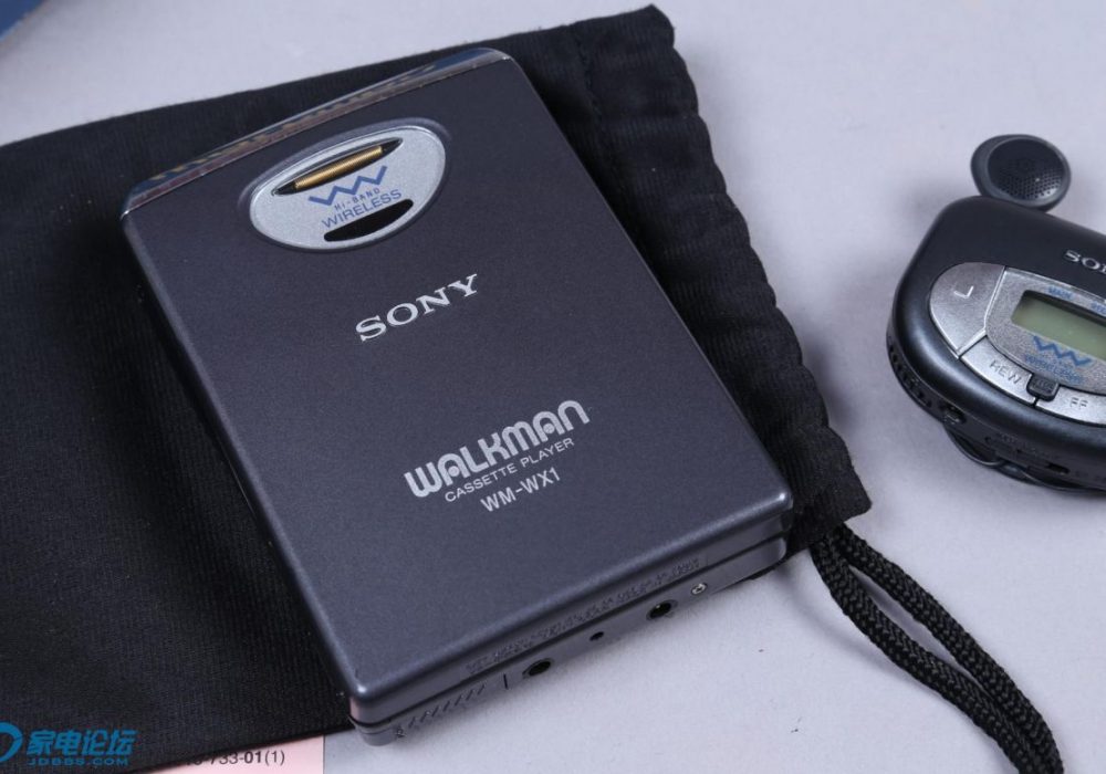 索尼 SONY WM-WX1 无线耳机 遥控 磁带随身听