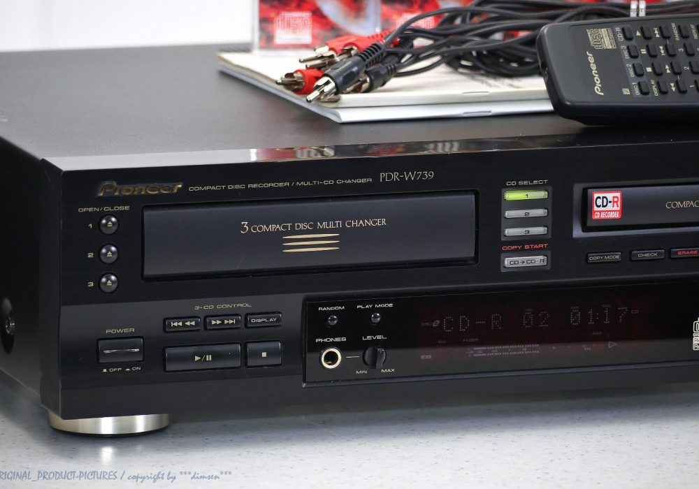 PIONEER PDR-W739 3碟连放 + CD刻录 / CD播放机
