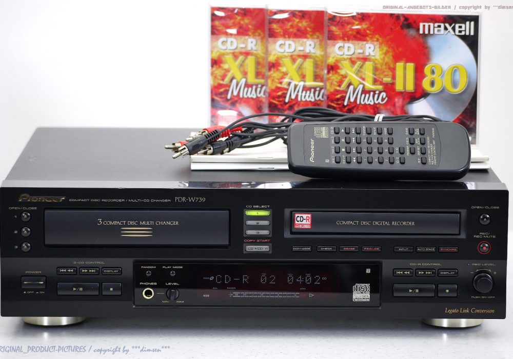 PIONEER PDR-W739 3碟连放 + CD刻录 / CD播放机