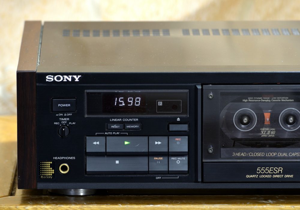 索尼 SONY TC-K555ESR 高级三磁头卡座