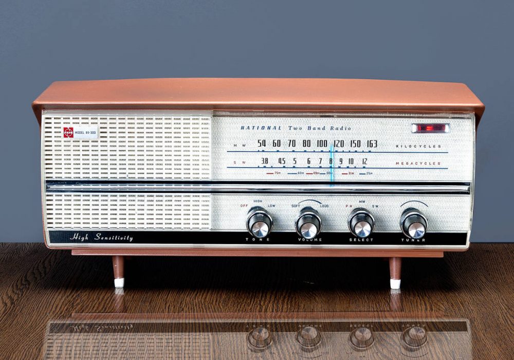 National MODEL BX-300 2BAND MW/SW 电子管收音机