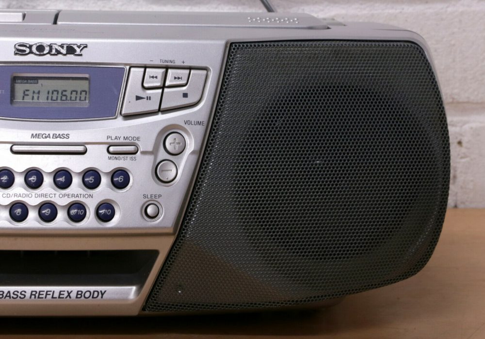 索尼 SONY CFD-S22 FM/AM 收音机/CD/卡座 面包机
