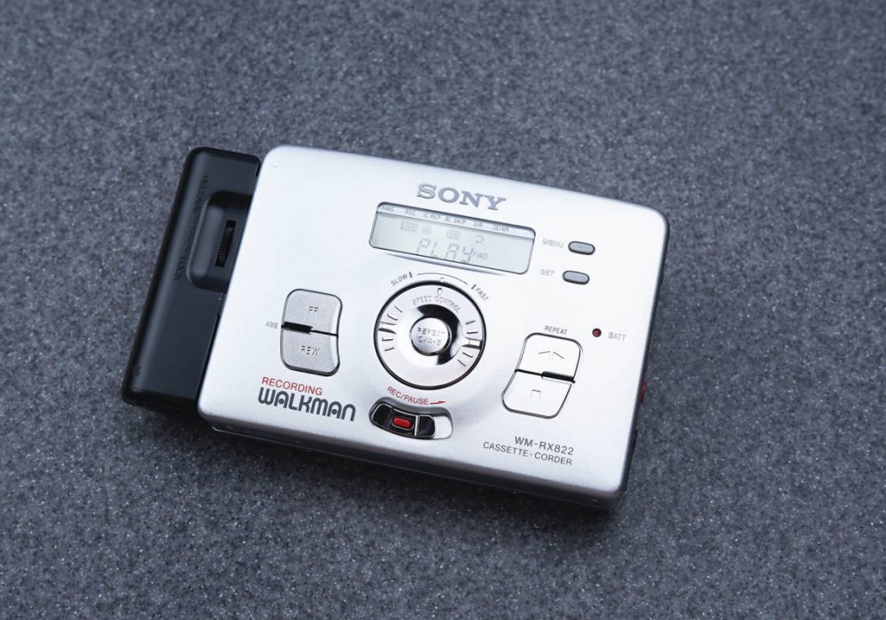 SONY ソニー WALKMAN ポータブルカセットプレイヤー WM-RX822 シルバー MAXELL メタルテープ付