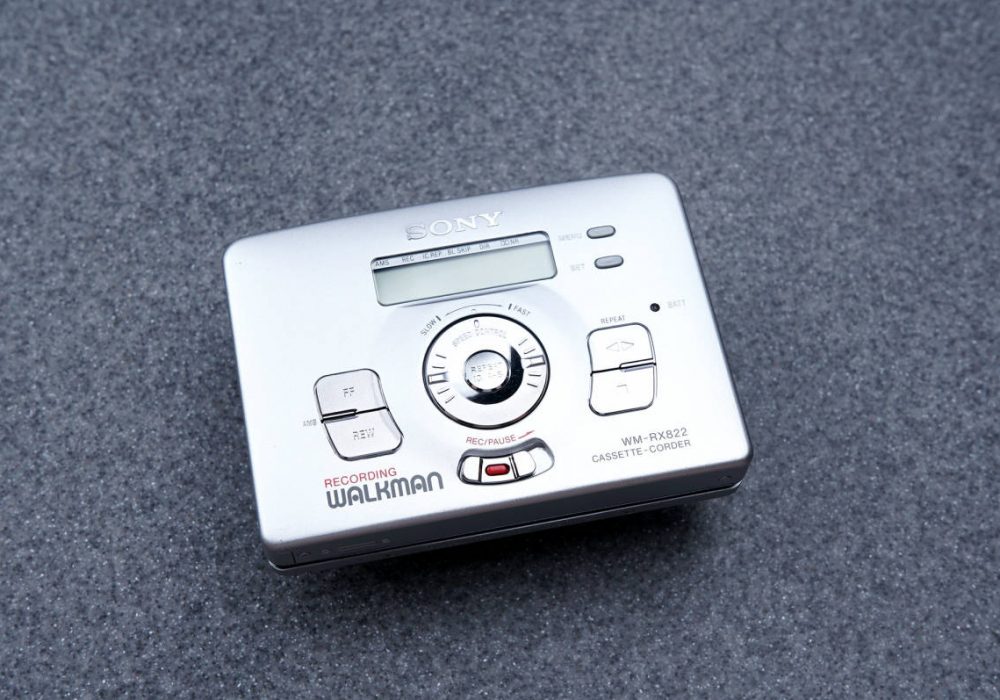 SONY ソニー WALKMAN ポータブルカセットプレイヤー WM-RX822 シルバー MAXELL メタルテープ付