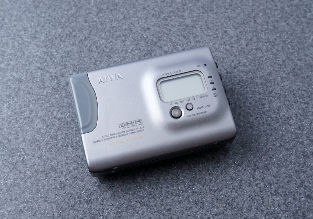 AIWA アイワ ポータブルカセットプレーヤー HS-JL70 シルバー