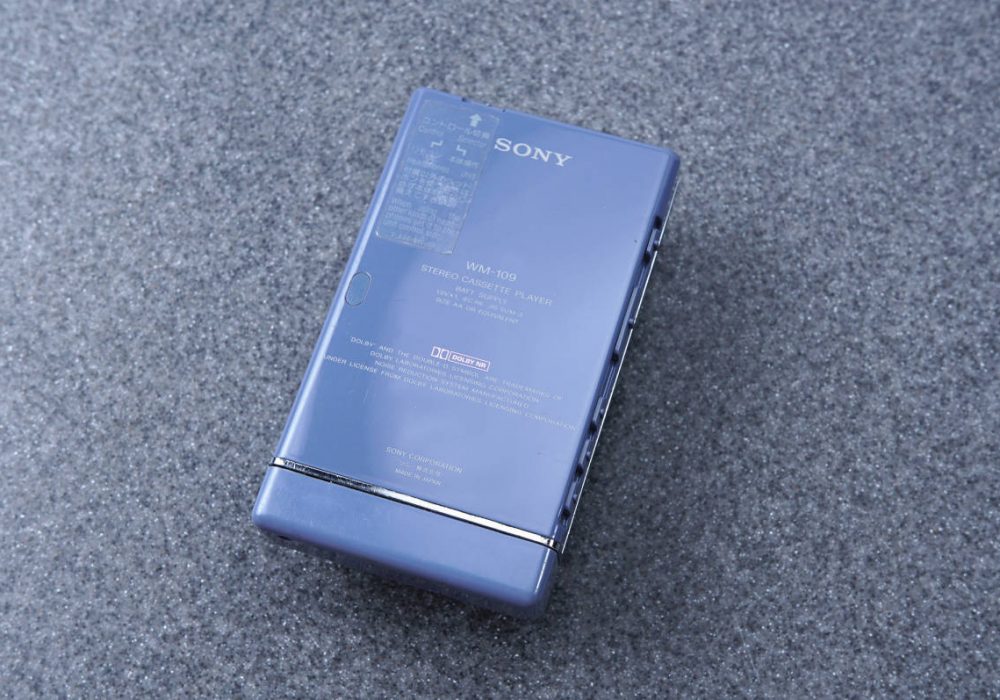 SONY ソニー WLAKMAN ポータブルカセットプレイヤー WM-109 BLUE