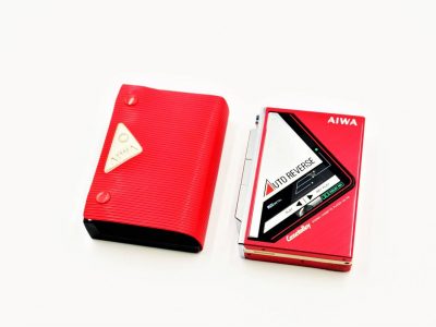 ◆動作極美品◆AIWA　HS-P9　アイワ　カセットボーイ　ステレオカセットプレーヤー レッド