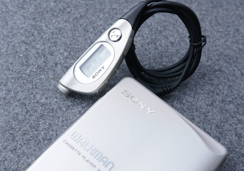 索尼 SONY 索尼 WLAKMAN ポータブルカセットプレイヤー WM-EX900 シルバー
