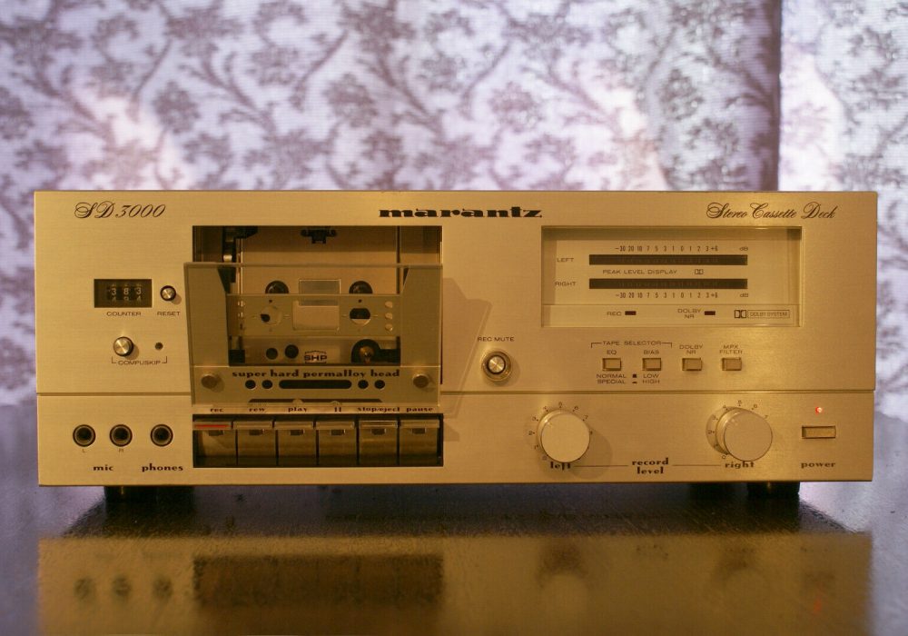 马兰士 Marantz SD 3000 Kassettendeck - NEUE(R) SENDUST KOPF / RIEMEN - Gewährleistung