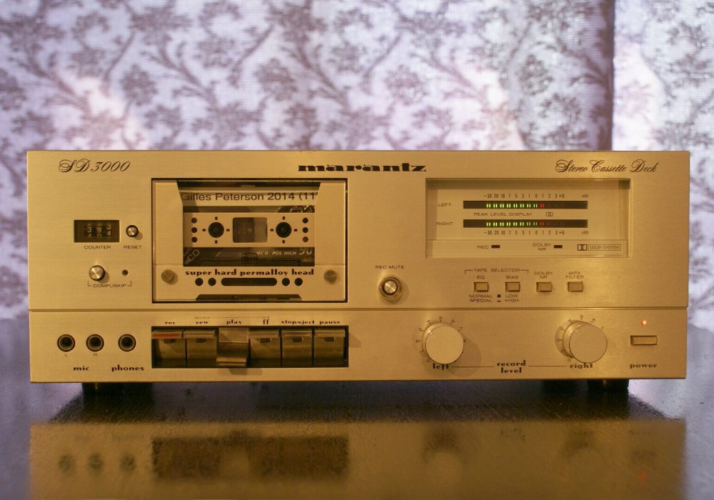 马兰士 Marantz SD 3000 Kassettendeck - NEUE(R) SENDUST KOPF / RIEMEN - Gewährleistung