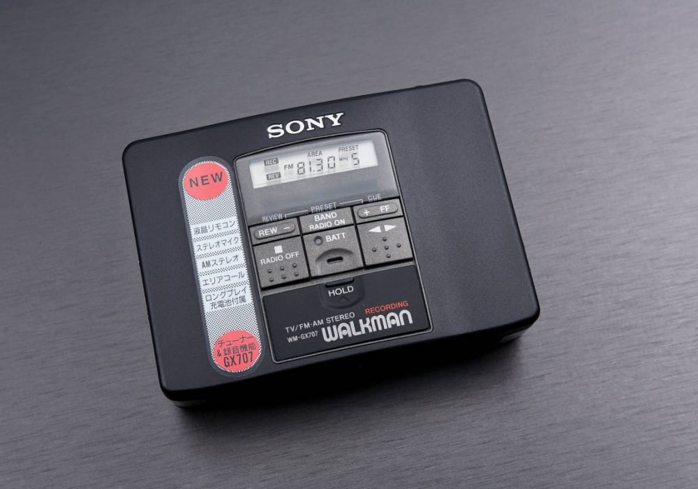 索尼 SONY高機能録再専用機 WALKMAN便携カセット播放器 WM-GX707