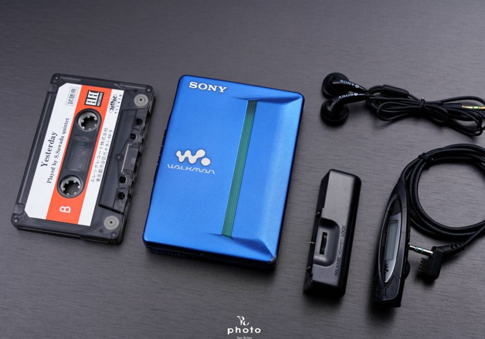 美品索尼 SONYWALKMAN 高音質便携カセット播放器 WM-EX910 BLUE