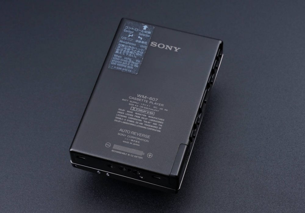 索尼 SONYWALKMAN便携カセット播放器 WM-607 Black ヘットフォン付