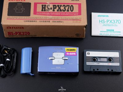 aiwa アイワ便携カセット播放器 HS-PX370 Blue