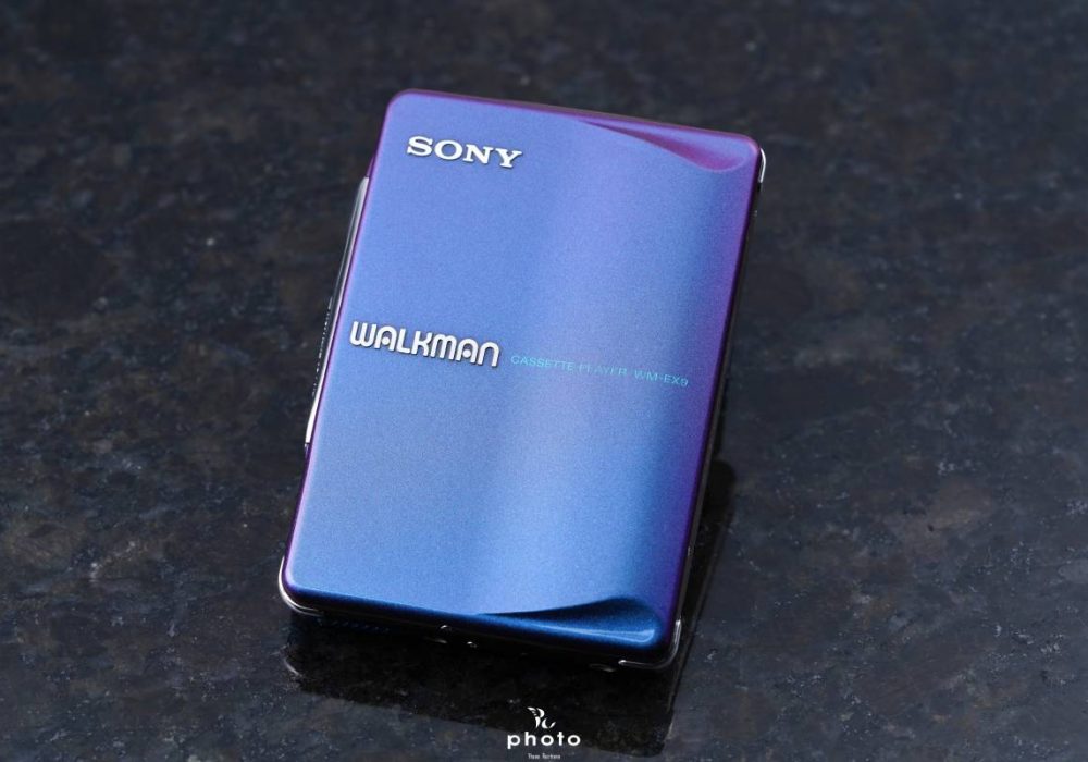 美品索尼 SONYWALKMAN便携カセット播放器 WM-EX9 マルチブルーカラー