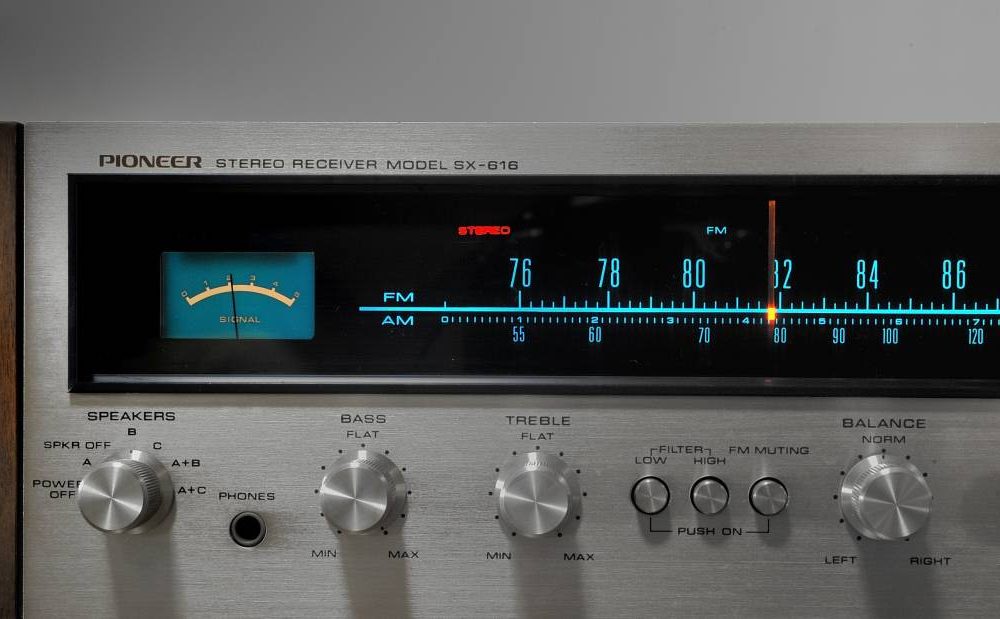 PIONEER SX-616 AM/FM 立体声收音头
