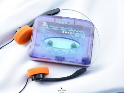 aiwa アイワ便携カセット播放器 HS-PS008 violet 稀少色