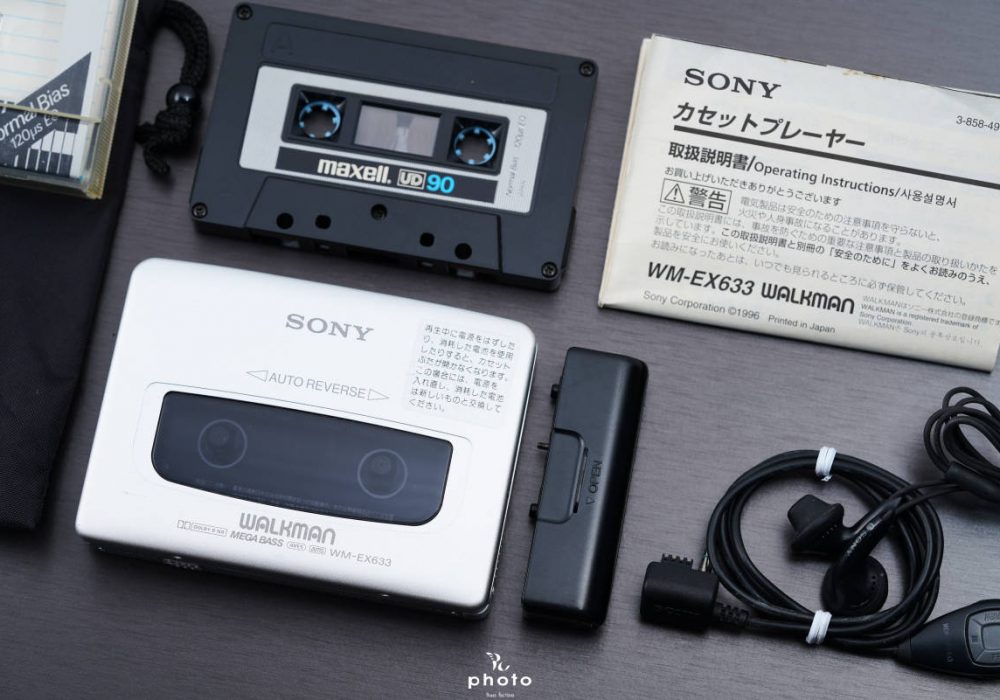 索尼 SONYWALKMAN 高音質便携カセット播放器 WM-EX633 シルバー