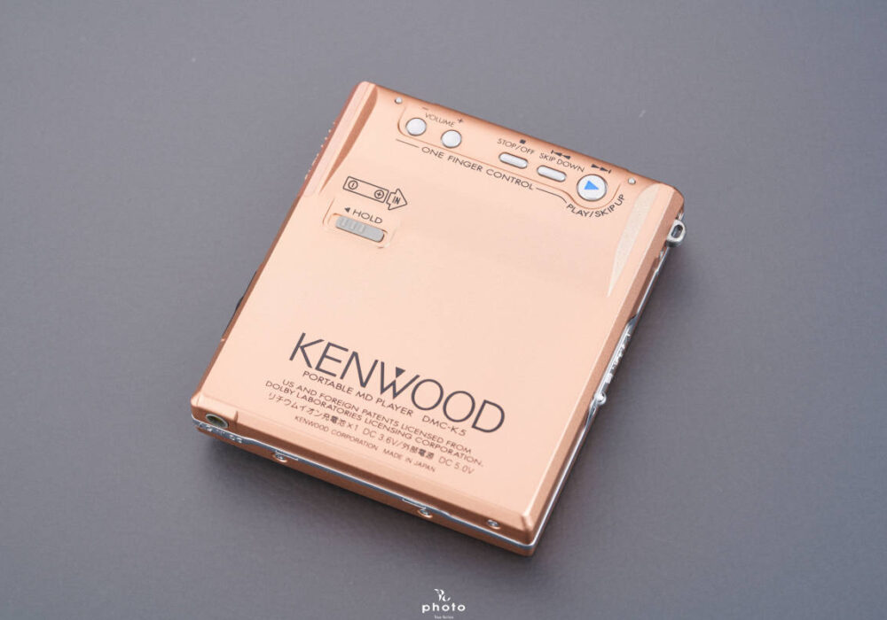 新品級・動作 KENWOOD 建伍 高音質モデル 便携式MD播放器 DMC-K5 ピンクゴールド 整備品