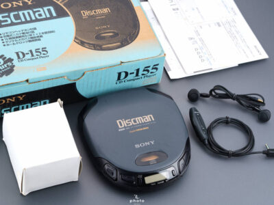 ・動作 索尼 SONY 索尼 Discman 1BIT DAC 搭載 高音質 便携式CD播放器 D-155 BLACK 整備品
