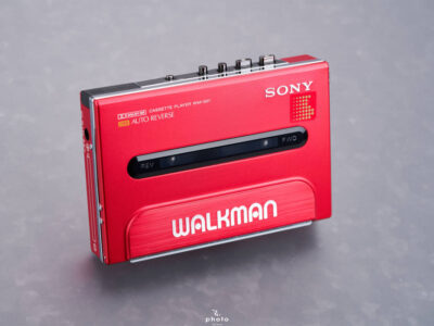 未使用・動作 索尼 SONY 索尼 WALKMAN 名機 高音質モデル リールギア割れ改善済 磁带随身听 WM-501 RED 整備品