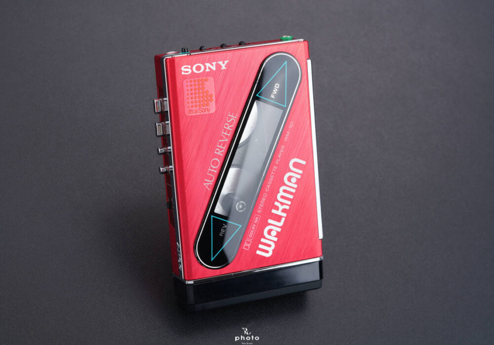新品級・動作 索尼 SONY 索尼 WALKMAN 磁带随身听 WM-101 RED 整備品