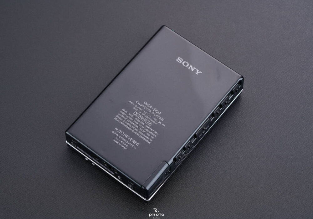 ・動作 索尼 SONY 索尼 WALKMAN DBB重低音搭載 磁带随身听 WM-509 ブラックペイント 整備品