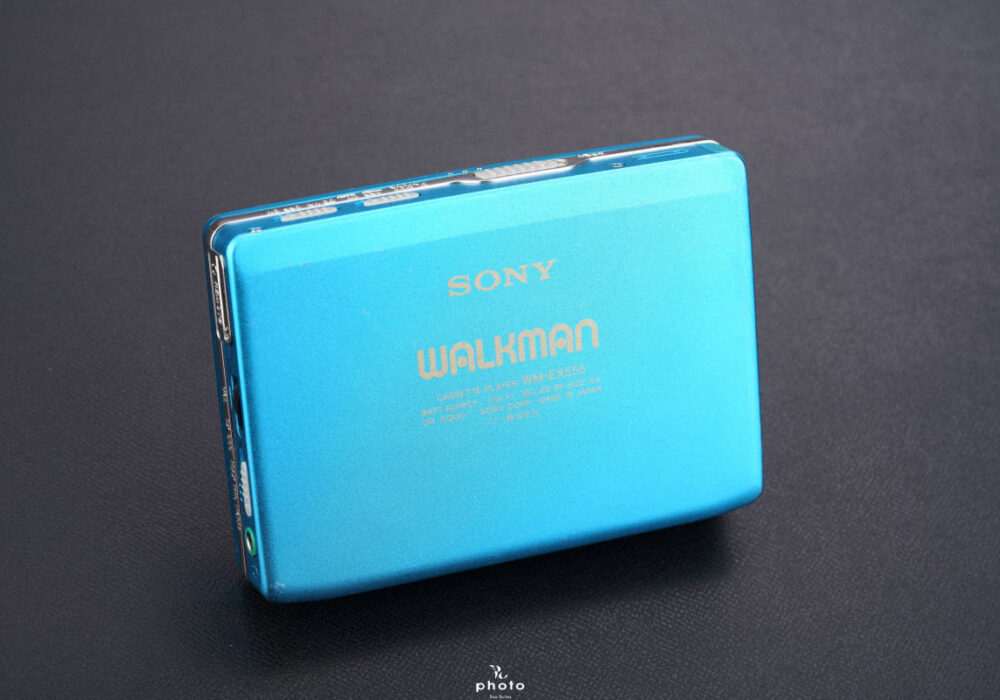 ・動作 索尼 SONY 索尼 WALKMAN 薄型高音質モデル コンデンサー改良済 磁带随身听 WM-EX555 BLUE 整備品